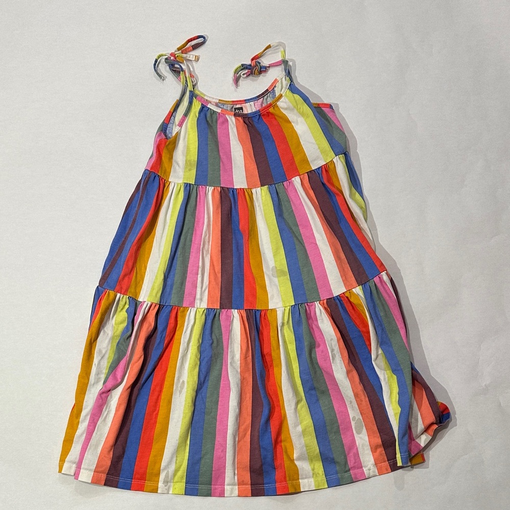 Tea Collection Multicolor Striped Kids Dress